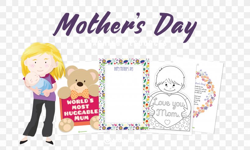 Mother's Day Teacher Paper, PNG, 4800x2880px, Watercolor, Cartoon, Flower, Frame, Heart Download Free