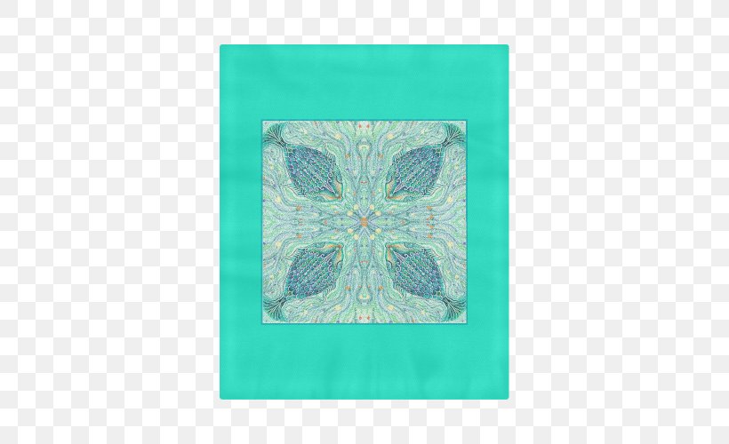 Visual Arts Place Mats Rectangle Symmetry Pattern, PNG, 500x500px, Visual Arts, Aqua, Art, Organism, Place Mats Download Free