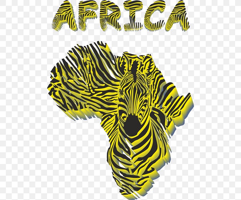 Africa Giraffe Zebra Illustration, PNG, 500x683px, Africa, Big Cats, Black And White, Carnivoran, Cat Like Mammal Download Free