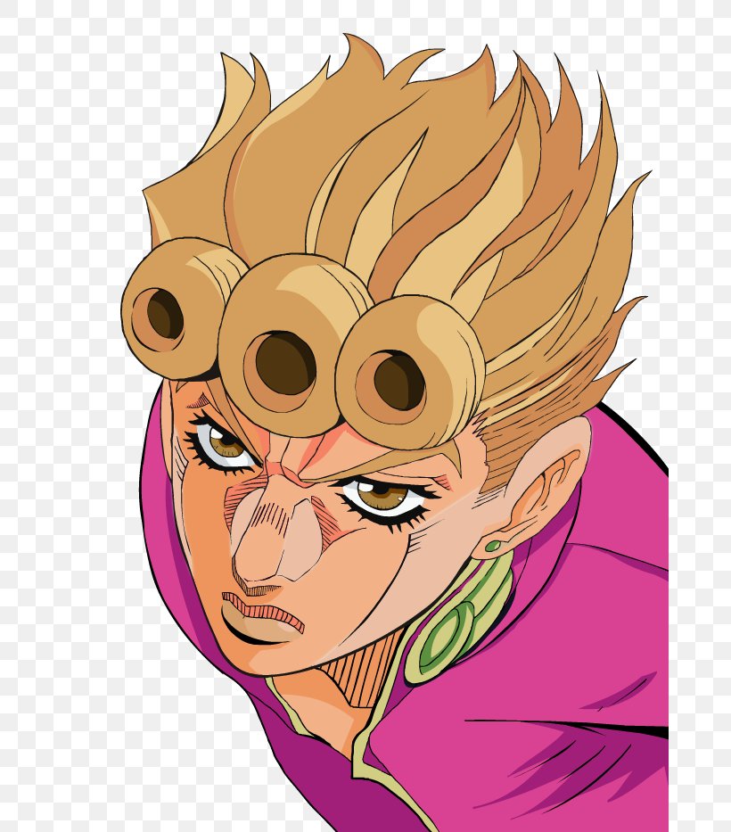 David Production JoJo's Bizarre Adventure Giorno Giovanna Golden Wind Stardust Crusaders, PNG, 681x933px, Watercolor, Cartoon, Flower, Frame, Heart Download Free