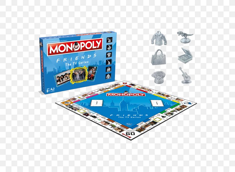 Winning Moves Monopoly Board Game Phoebe Buffay Sitcom, PNG, 600x600px, Monopoly, Board Game, Central Perk, Entertainment, Friends Download Free