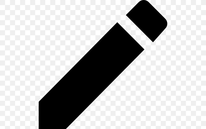 Pencil Icon Design Symbol, PNG, 512x512px, Pencil, Black, Black And White, Eraser, Icon Design Download Free