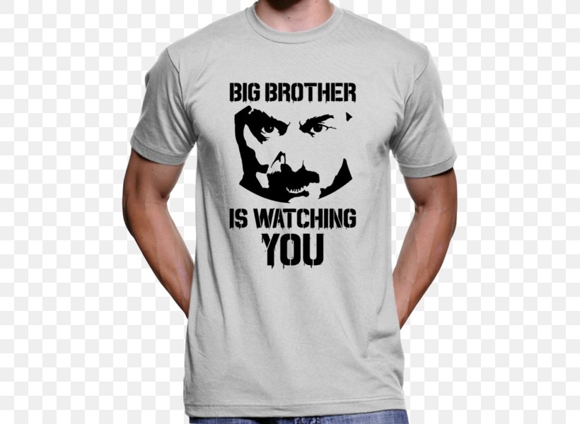 T-shirt Hoodie Clothing Top, PNG, 600x600px, Tshirt, Active Shirt, American Apparel, Big Brother Is Watching You, Black Download Free