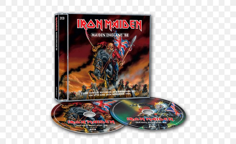 Iron Maiden Maiden England '88 Album Heavy Metal, PNG, 500x500px, Watercolor, Cartoon, Flower, Frame, Heart Download Free