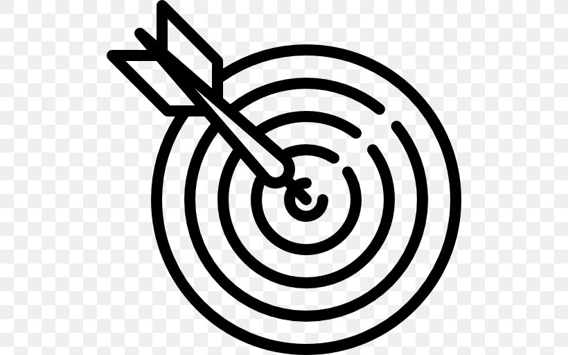 Black And White Monochrome Photography Line Art, PNG, 512x512px, Shooting Target, Black And White, Digital Media, Game, Line Art Download Free