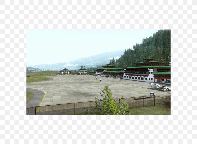 Paro Airport Microsoft Flight Simulator X Lockheed Martin Prepar3D Transport, PNG, 600x600px, Paro Airport, Aerosoft Gmbh, Airport, Asphalt, Bhutan Download Free
