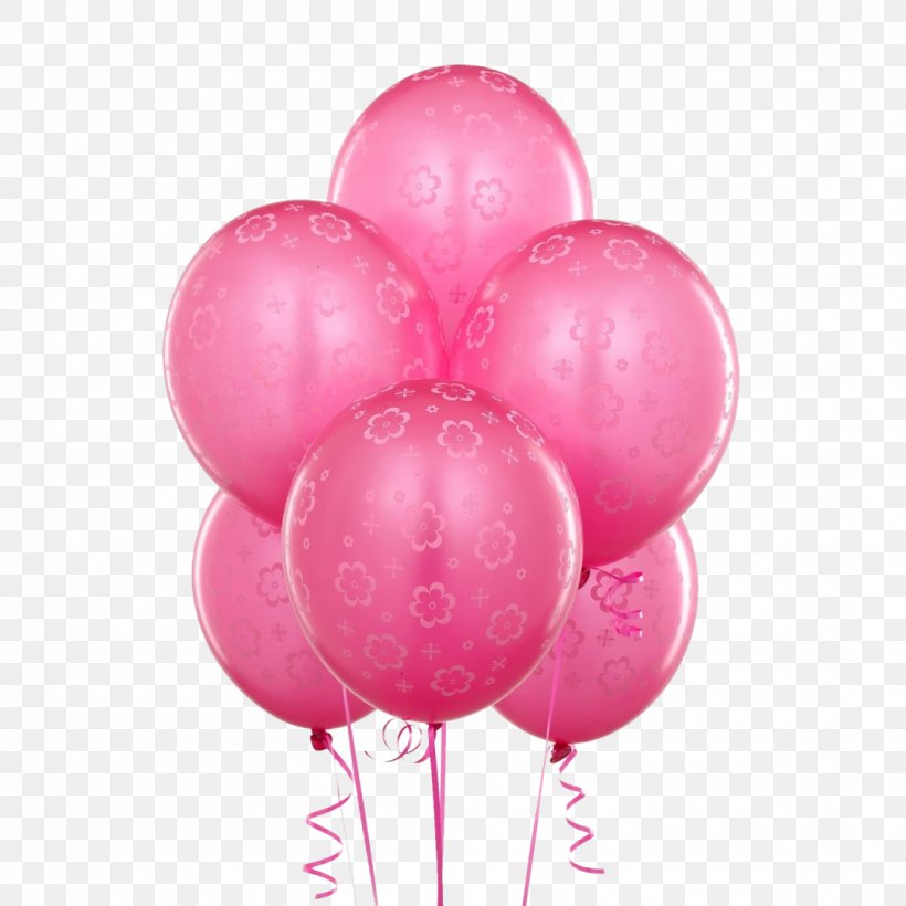 Balloon Birthday Flower Bouquet Pink Flowers, PNG, 1080x1080px, Balloon, Birthday, Blue, Color, Flower Download Free