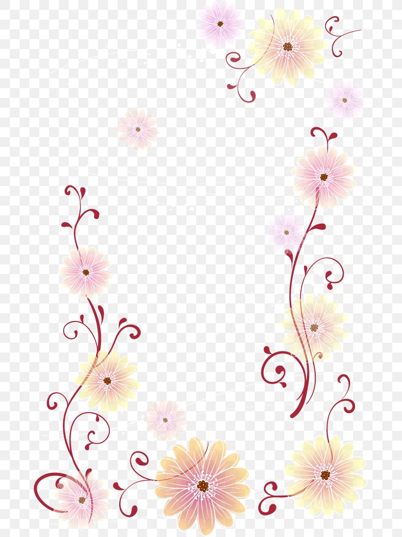 Flower Paper Euclidean Vector Rose Painting, PNG, 681x1097px, Paper, Blossom, Cut Flowers, Flora, Floral Design Download Free