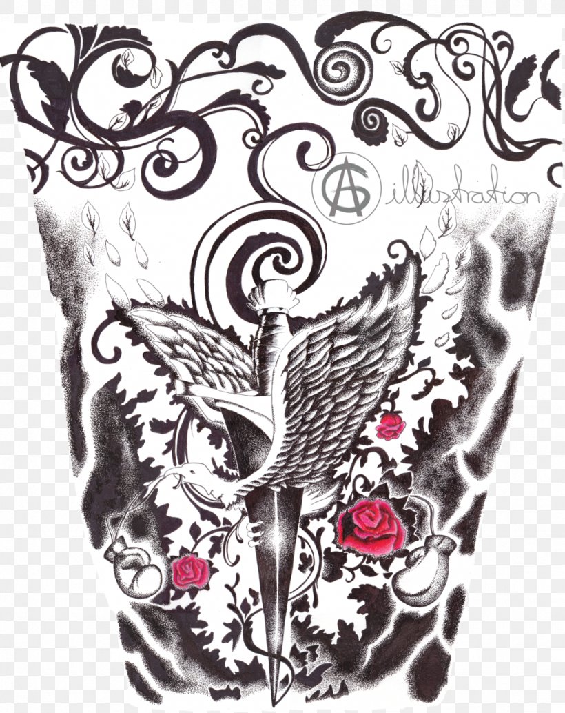 Sleeve Tattoo Arm Art, PNG, 1024x1292px, Watercolor, Cartoon, Flower, Frame, Heart Download Free