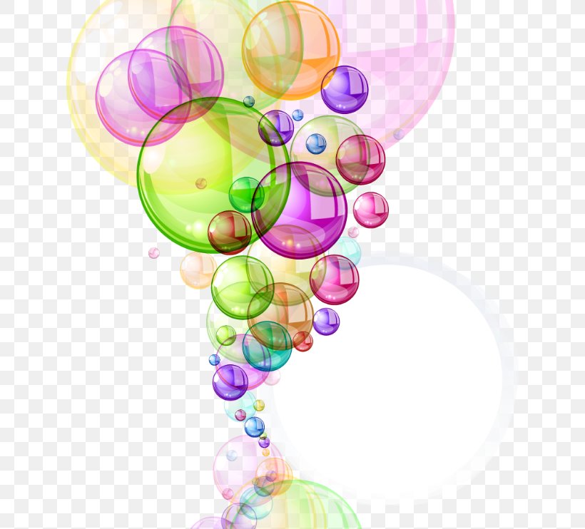 Vector Graphics Color Soap Bubble Stock Photography, PNG, 634x742px, Color, Balloon, Bubble, Pink, Rainbow Download Free