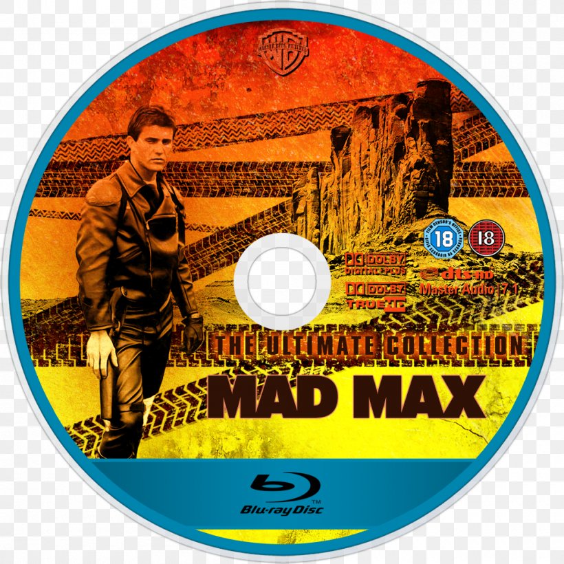 Blu-ray Disc Mad Max DVD Compact Disc Television, PNG, 1000x1000px, Bluray Disc, Brand, Compact Disc, Disk Image, Dvd Download Free