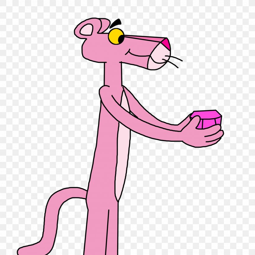 The Pink Panther Pink Panther Jewel Cartoon, PNG, 1600x1600px, Watercolor, Cartoon, Flower, Frame, Heart Download Free