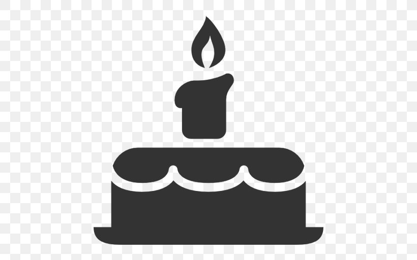 Birthday Cake Cupcake Rum Cake, PNG, 512x512px, Birthday Cake, Bakery, Birthday, Black, Black And White Download Free