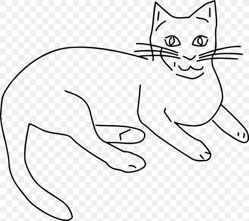 Cat Line Art Kitten Whiskers Clip Art, PNG, 2400x2132px, Cat, Artwork, Black, Black And White, Carnivoran Download Free