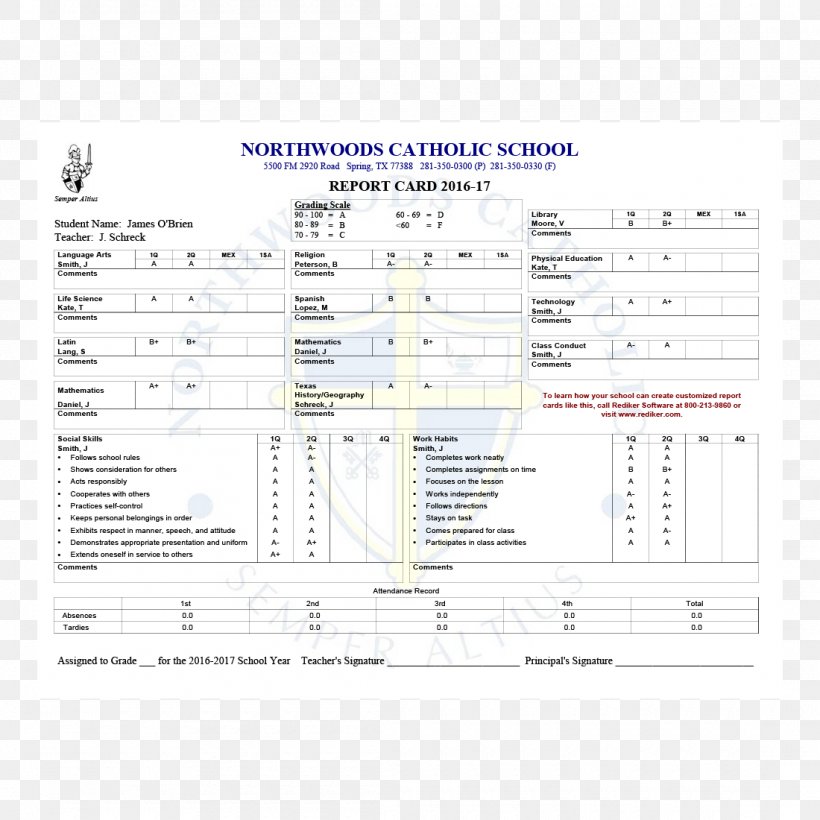 Catholic School Grading In Education Student Report Card, PNG, 1100x1100px, Watercolor, Cartoon, Flower, Frame, Heart Download Free