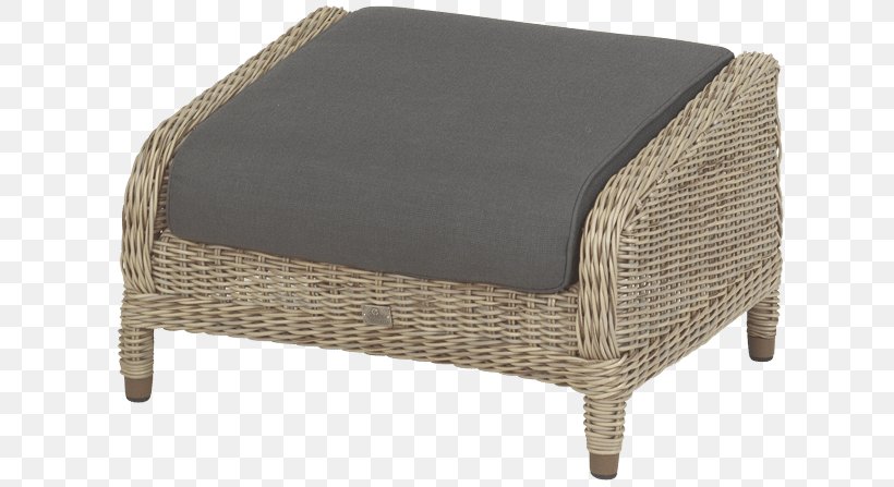 Table Footstool Garden Furniture Chair Rattan Png 632x447px