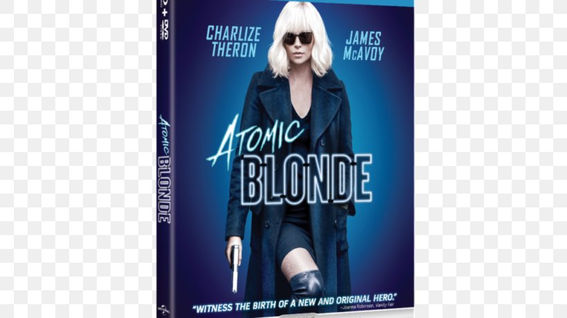 Blu-ray Disc Ultra HD Blu-ray DVD 4K Resolution Lorraine Broughton, PNG, 600x460px, 4k Resolution, 2017, Bluray Disc, Advertising, Atomic Blonde Download Free