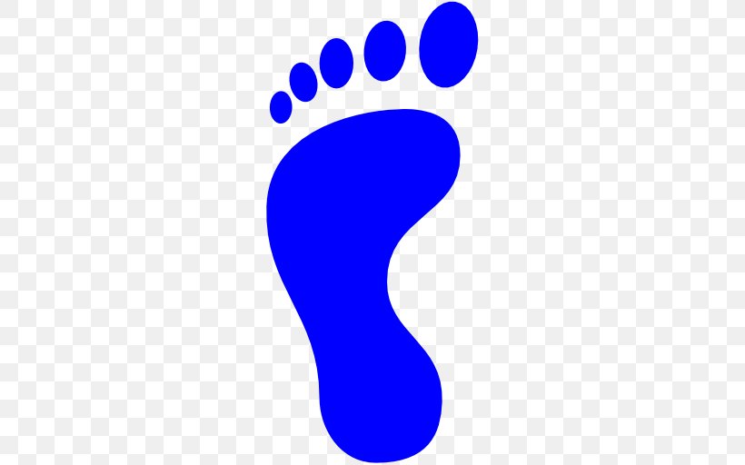 Footprint Clip Art, PNG, 512x512px, Footprint, Area, Electric Blue, Font Awesome, Logo Download Free