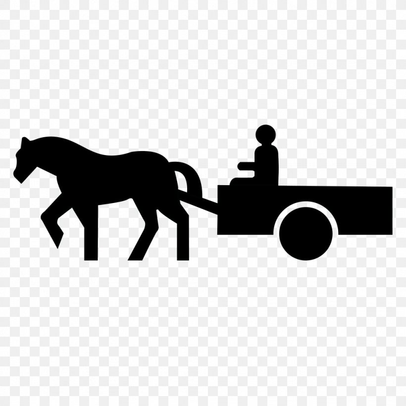Horse And Buggy Carriage Horse-drawn Vehicle, PNG, 1024x1024px, Horse, Black, Black And White, Brand, Car Download Free