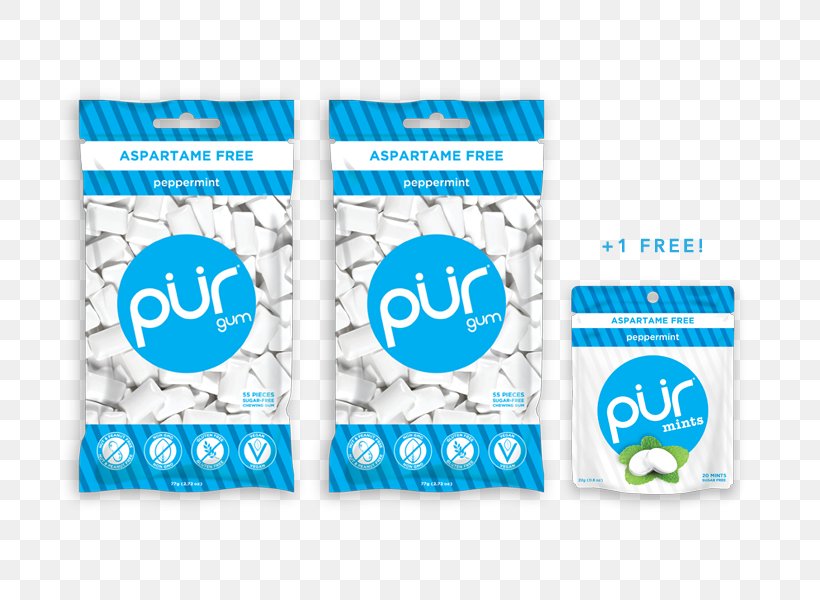Chewing Gum PÜR Gum Wintergreen Flavor Mint, PNG, 721x600px, Chewing Gum, Aspartame, Blue, Brand, Bubble Gum Download Free