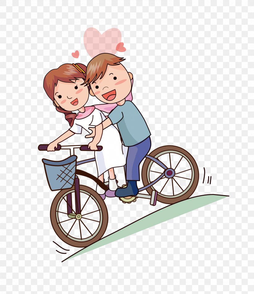 Cartoon Drawing Romance, PNG, 1483x1717px, Cartoon, Art, Bicycle, Bicycle Accessory, Cartoon Network Download Free