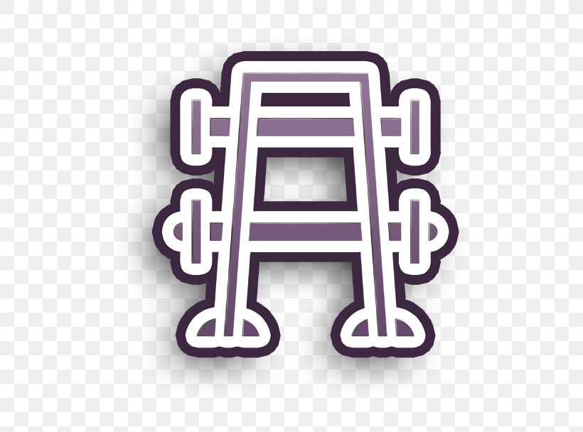 Fitness Icon Bench Press Icon Gym Icon, PNG, 600x608px, Fitness Icon, Bench Press Icon, Gym Icon, Line, Logo Download Free