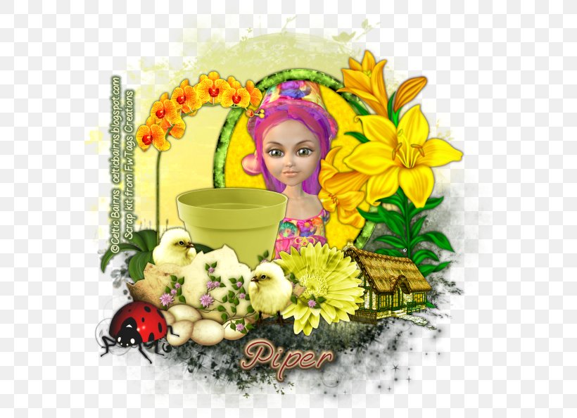 Floral Design Cut Flowers Flower Bouquet Fairy, PNG, 583x594px, Floral Design, Art, Butterfly, Cut Flowers, Fairy Download Free