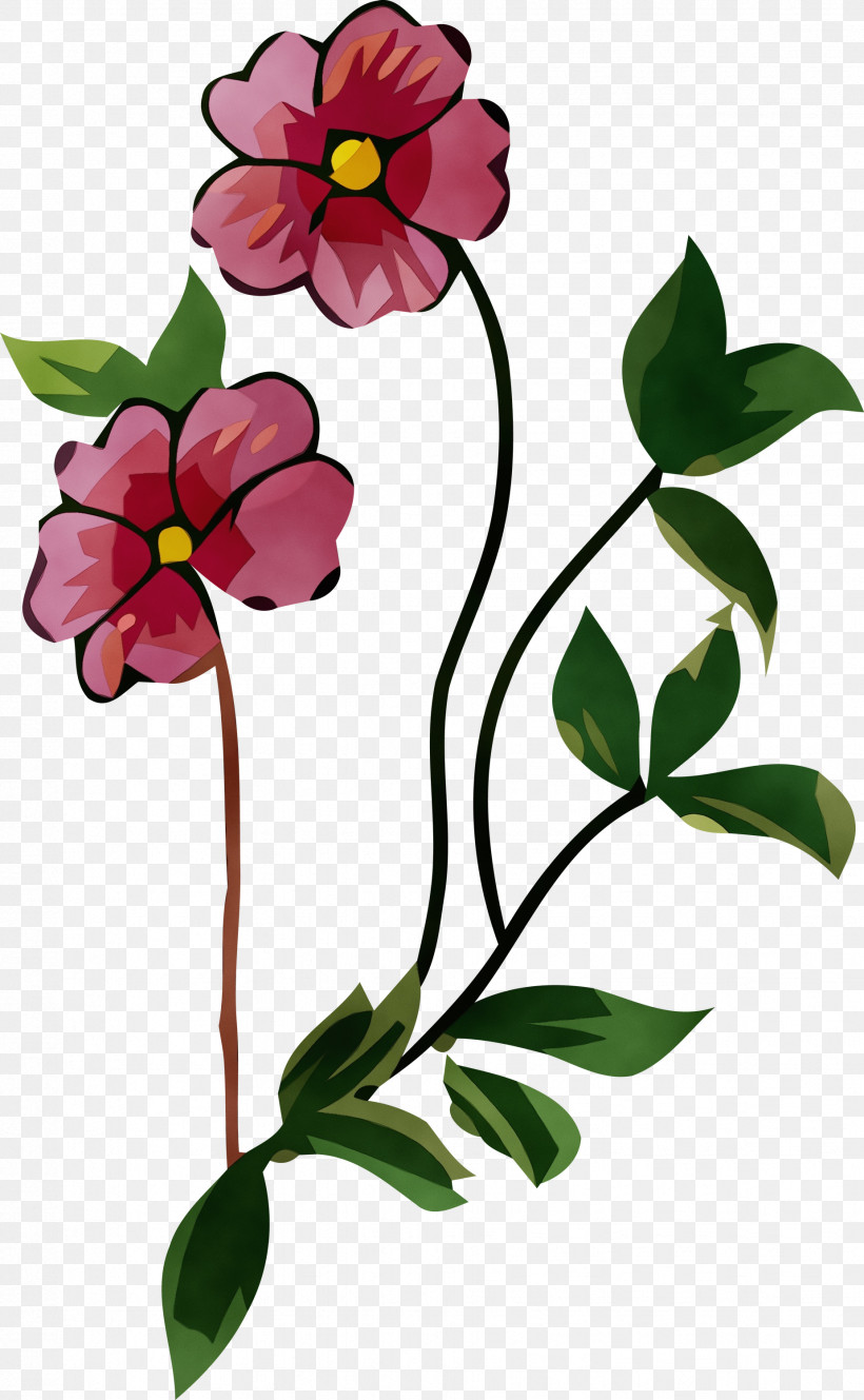 Floral Design, PNG, 1851x3000px, Watercolor Flower, Cut Flowers, Floral Design, Flower, Flowerpot Download Free