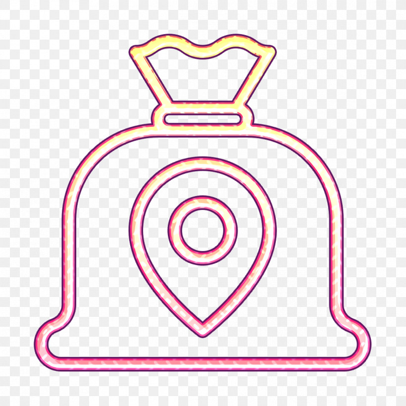 Navigation Icon Maps And Location Icon Money Bag Icon, PNG, 1166x1166px, Navigation Icon, Line, Line Art, Magenta, Maps And Location Icon Download Free