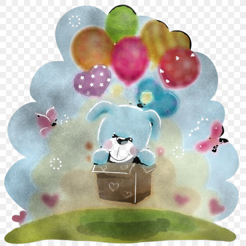 Teddy Bear, PNG, 1000x1000px, Cartoon, Balloon, Bear, Figurine, Teddy Bear Download Free