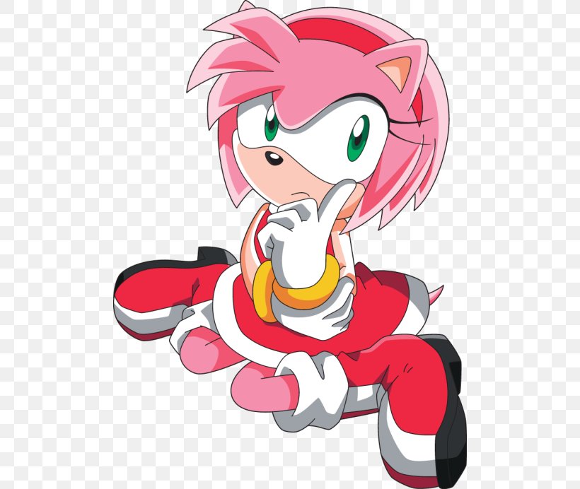 Amy Rose Sonic The Hedgehog Sonic CD Sonic Generations, PNG, 500x692px, Watercolor, Cartoon, Flower, Frame, Heart Download Free