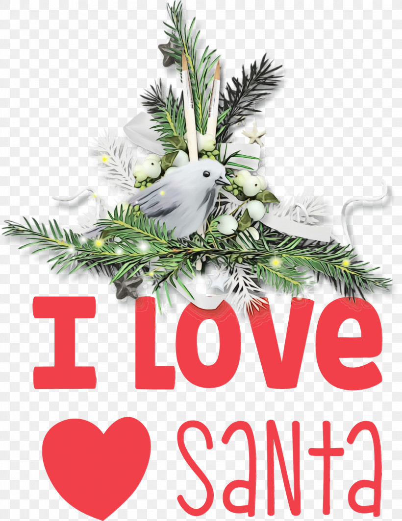 Christmas Day, PNG, 2312x3000px, I Love Santa, Christmas, Christmas Day, Christmas Ornament, Christmas Ornament M Download Free