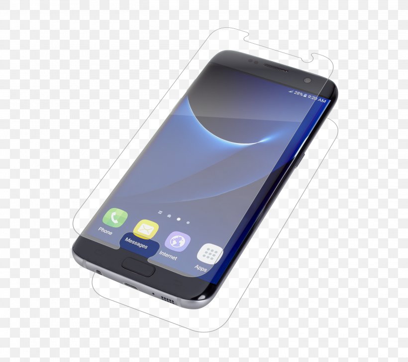 Samsung GALAXY S7 Edge Zagg InvisibleShield Screen Protector Screen Protectors, PNG, 2926x2602px, Samsung Galaxy S7 Edge, Cellular Network, Communication Device, Electronic Device, Electronics Download Free