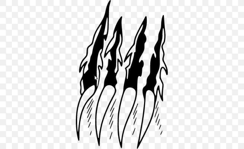 Tattoo Drawing Claw Sketch, PNG, 500x500px, Tattoo, Bear, Black, Black And White, Claw Download Free