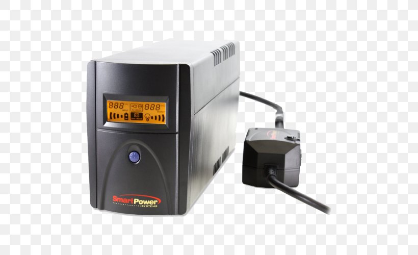 UPS Surge Protector Power Converters Electric Power System Liquid-crystal Display, PNG, 500x500px, Ups, Computer Monitors, Electric Power, Electric Power System, Electronic Device Download Free