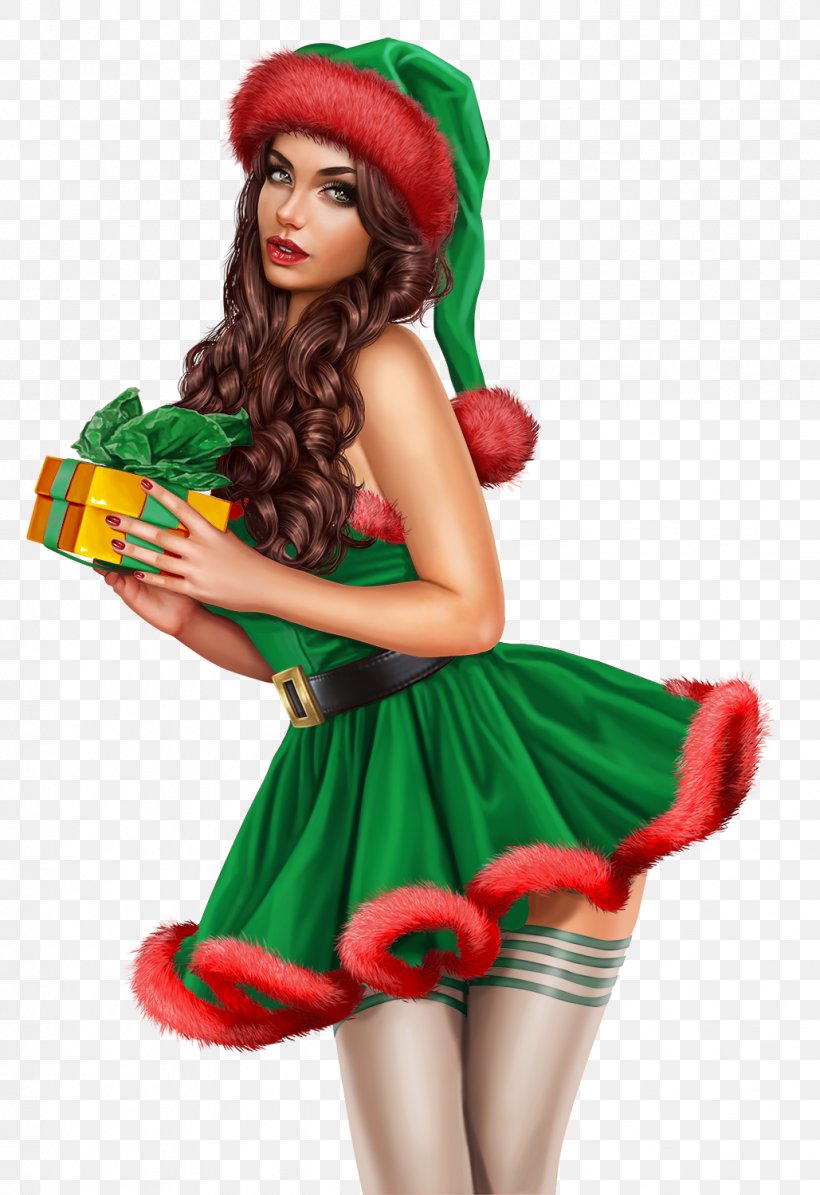 Christmas Girl, PNG, 1029x1500px, Girly Girl, Character, Christmas, Christmas Day, Clothing Download Free