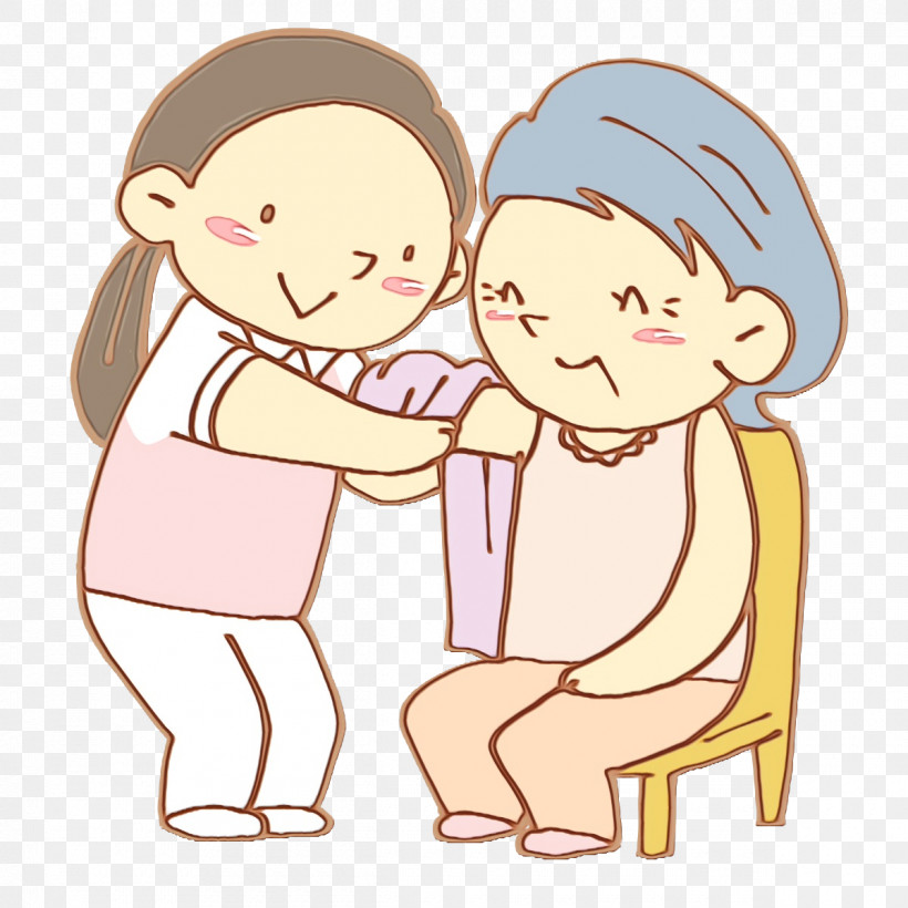 Human Hug Happiness Meter, PNG, 1200x1200px, Nursing Care, Cartoon, Elder, Friendship, Happiness Download Free