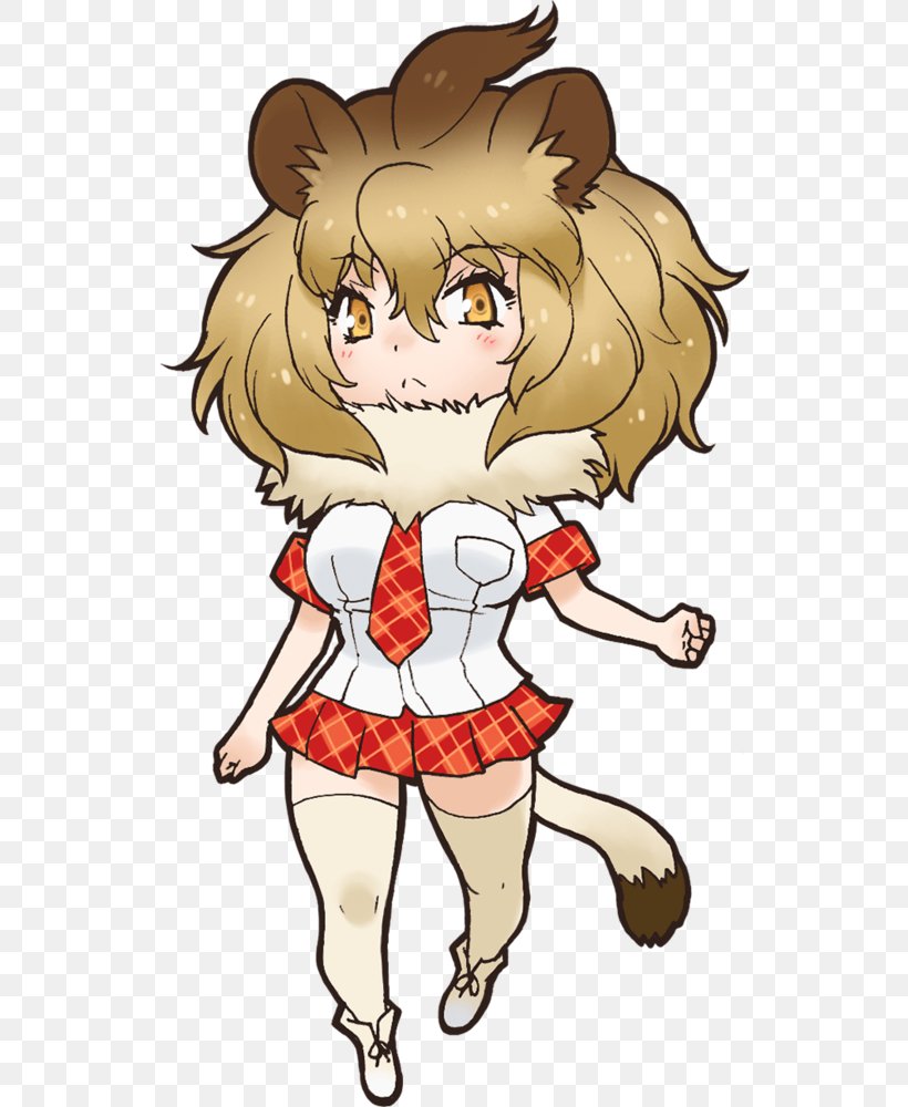 Kemono Friends Tobu Zoo Cougar Panthera Spelaea Mammal, PNG, 534x1000px, Watercolor, Cartoon, Flower, Frame, Heart Download Free