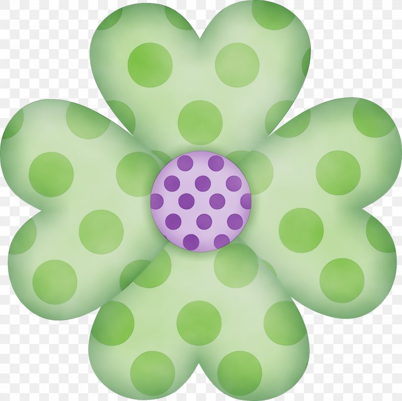 Polka Dot, PNG, 2009x2000px, Watercolor, Green, Paint, Petal, Polka Dot Download Free