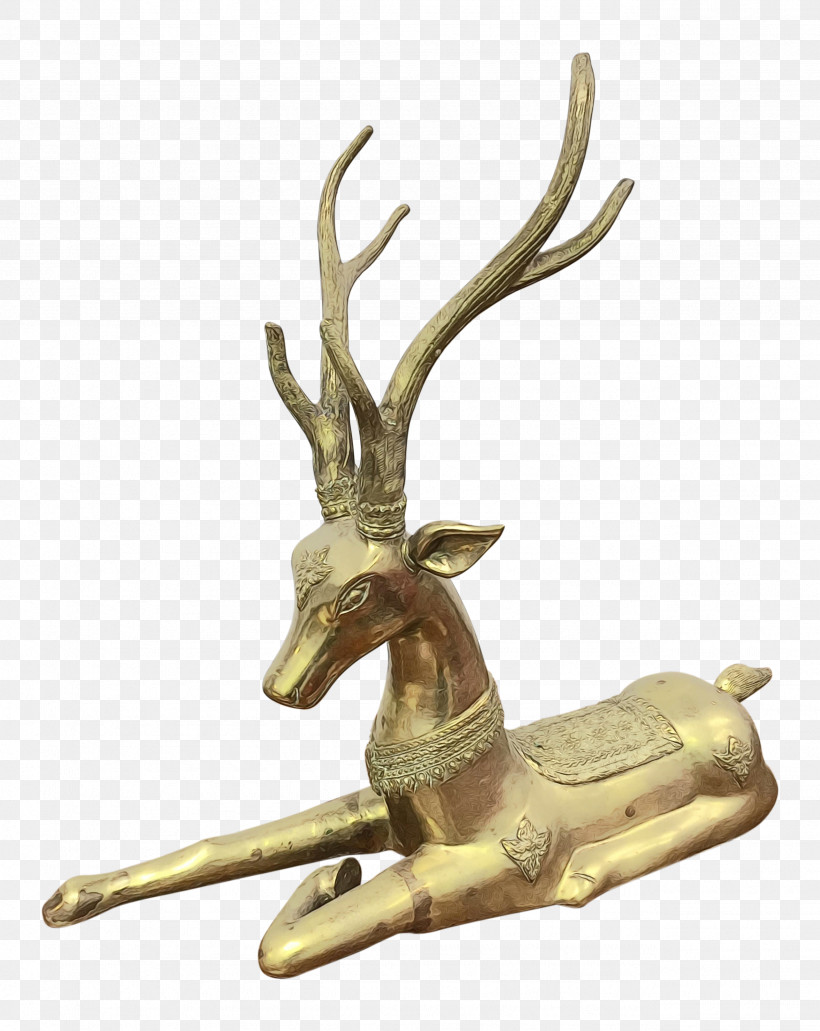 Reindeer, PNG, 2567x3230px, Watercolor, Antler, Biology, Bronze, Paint Download Free