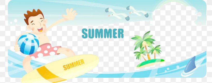 Summer Advertising Illustration, PNG, 1024x404px, Summer, Advertising, Amusement Park, Area, Brand Download Free