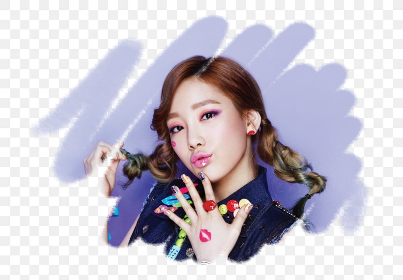 Taeyeon South Korea Girls' Generation-TTS, PNG, 760x570px, Watercolor, Cartoon, Flower, Frame, Heart Download Free