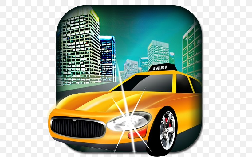 Taxicabs Of New York City Car Video Game Online Game, PNG, 512x512px, Taxi, Automotive Design, Automotive Exterior, Brand, Bumper Download Free