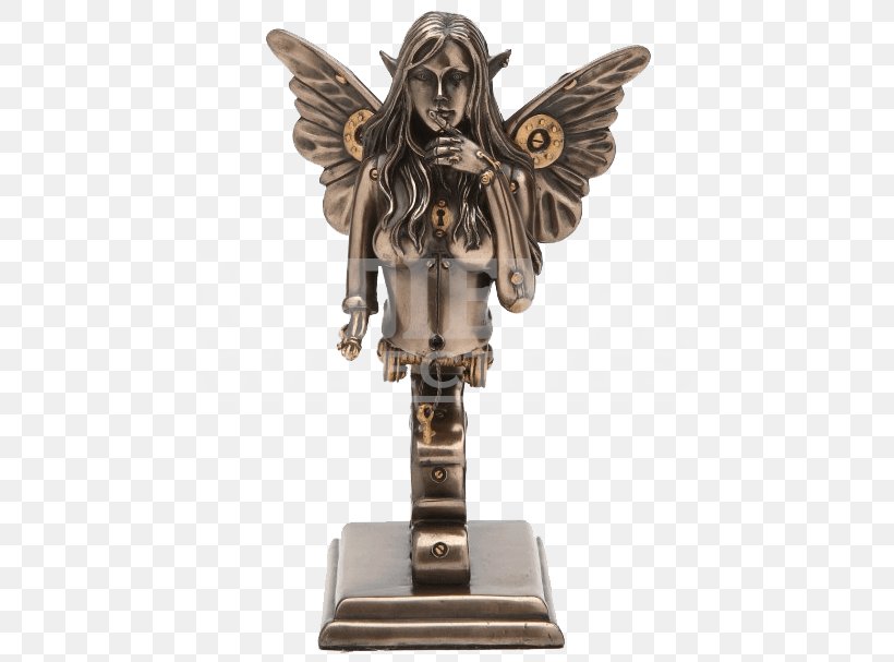 Bronze Sculpture Figurine Steampunk, PNG, 607x607px, Bronze Sculpture, Bronze, Fairy, Figurine, Sculpture Download Free