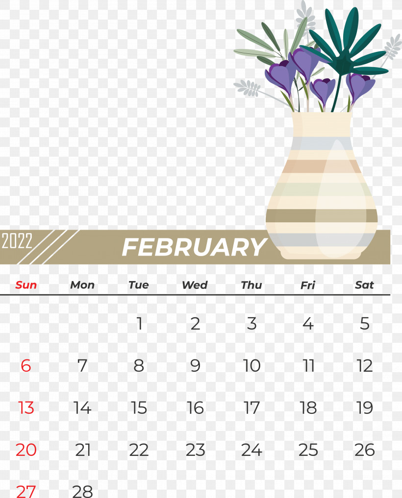 Calendar Vase Spring Flowers Number Vector, PNG, 4550x5645px, Calendar, Flat Design, Number, Vase, Vector Download Free