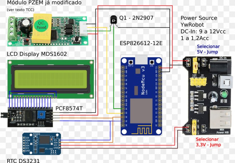 Microcontroller NodeMCU ESP8266 Electronics Arduino, PNG, 1400x975px, Microcontroller, Arduino, Central Processing Unit, Circuit Component, Circuit Prototyping Download Free