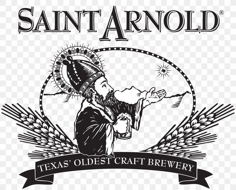 Saint Arnold Brewing Company Seasonal Beer Downtown Houston Brewery, PNG, 1702x1371px, Beer, Ale, Barrel, Black And White, Brand Download Free
