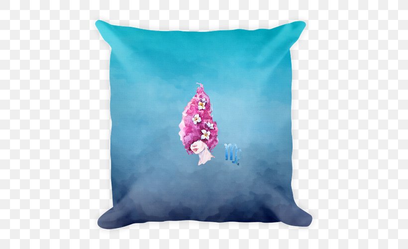 Throw Pillows Cushion Cancer Bedding, PNG, 500x500px, Pillow, Aquarius, Aries, Bedding, Cancer Download Free