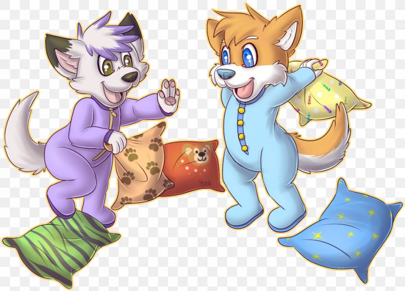 Cat Canidae Paw Pillow Fight Crobat, PNG, 966x695px, Cat, Art, Canidae, Carnivoran, Cartoon Download Free
