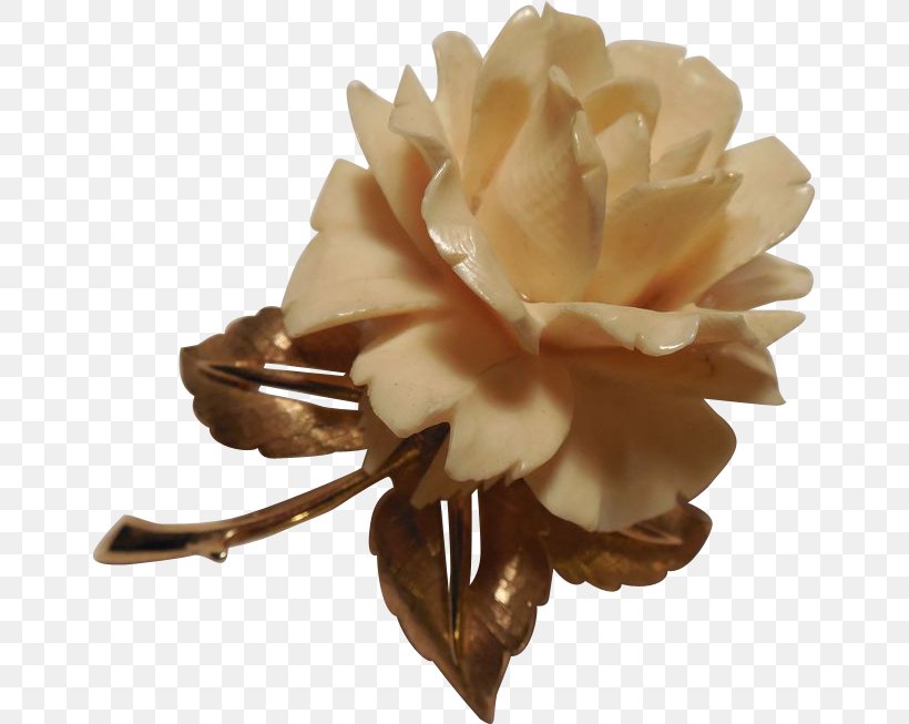 Rose Flower Brooch Ivory Jewellery, PNG, 653x653px, Rose, Beige, Brooch, Cut Flowers, Flower Download Free
